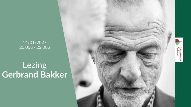 Lezing Gerbrand Bakker — natuur in Schagen