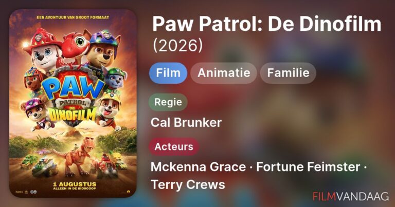 Paw Patrol: De Dinofilm (2026) — film in Schagen